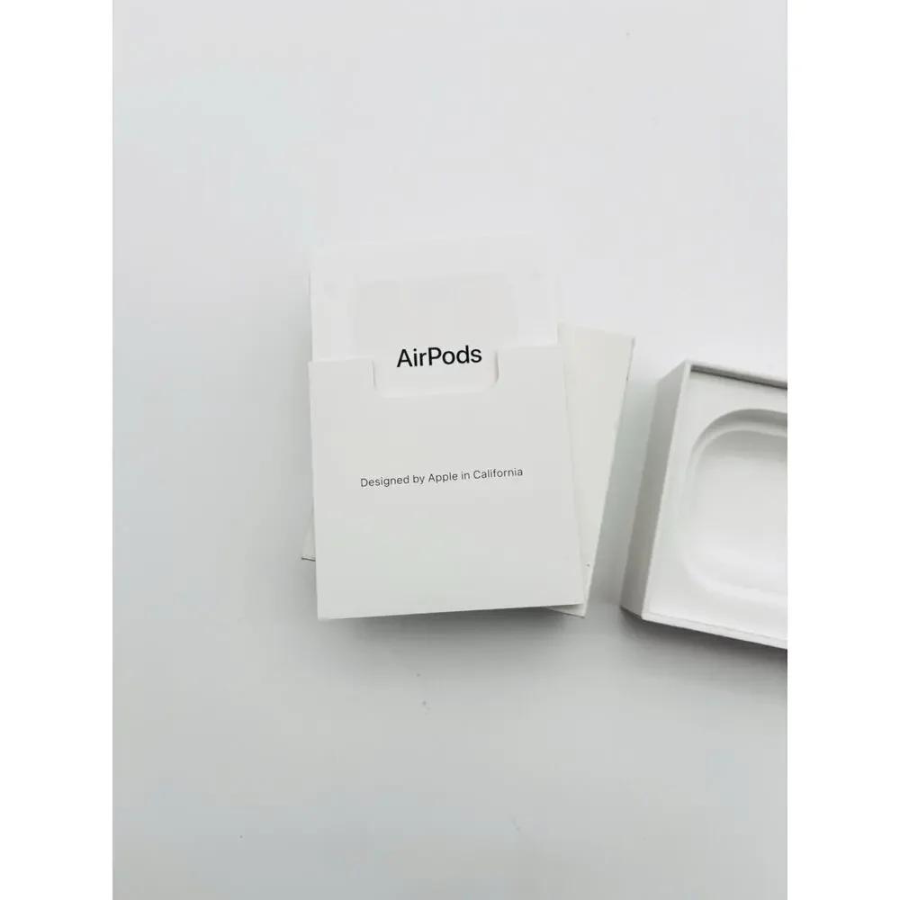 Apple AirPods 4th Generation. BOX ONLY. A3058 A3050 A3053 White